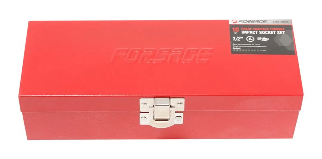 Набор ударных головок 10-24 мм 1/2'' 6-гр 10 пр Forsage F-4101-5MPB