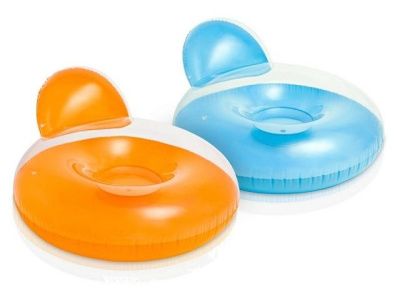 Надувное кресло Pillow-Back Lounge, 137x122 см, 2 цвета. От 14 лет INTEX 58889EU