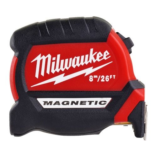 Рулетка магнитная Milwaukee PREMIUM 8м/16ft x 27мм