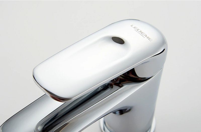 Смеситель для умывальника, латунь, хром Ledeme L1048