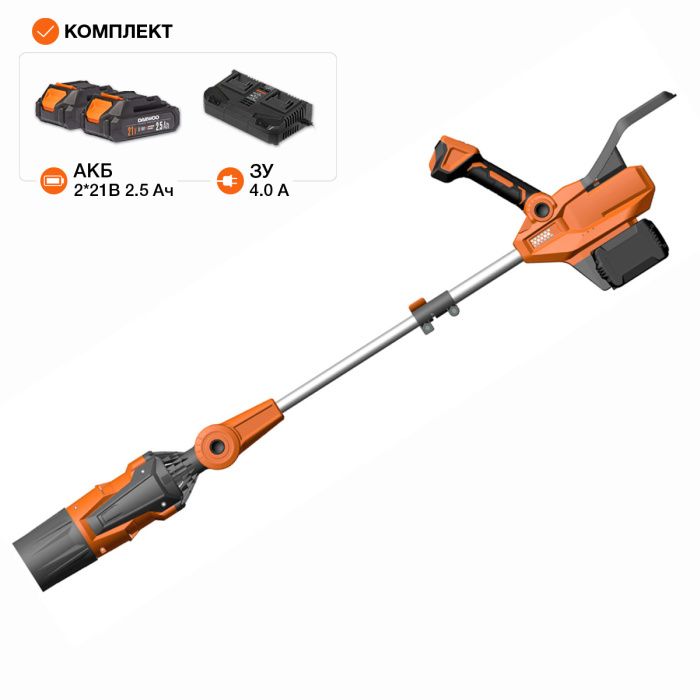 Воздуходувка аккумуляторная DABL 7042Li SET с АКБ и ЗУ Daewoo Power DABL 7042Li SET