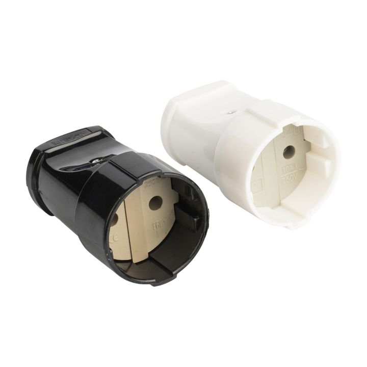 Гнездо штепсельное б/з черн, 10А 250В EKF PROxima ASG10-30