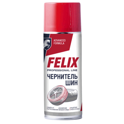 Чернитель шин Felix, в аэроз. уп. 520 мл. FELIX 411040114
