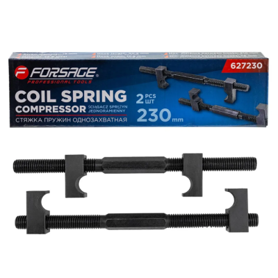 Стяжка пружин однозахватная 230 мм, 2 шт Forsage F-627230