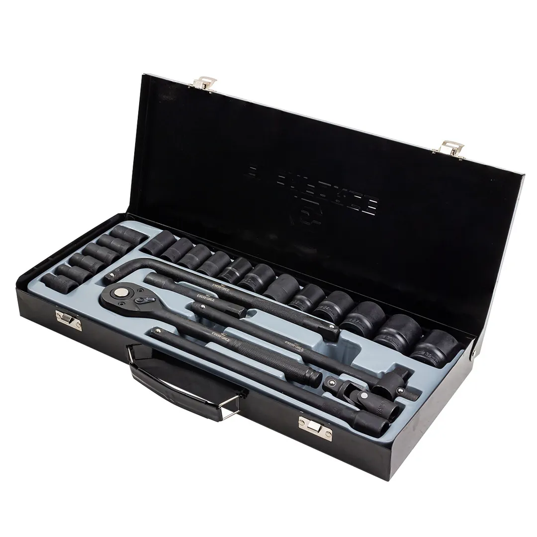 Набор ударных инструментов 24 пр. 1/2'' 6-гр. EVERFORCE EF-4245B-5MPB