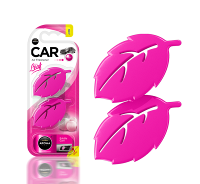 Освежитель воздуха Leaf 3D Mini Bubble Gum Aroma Car 83130