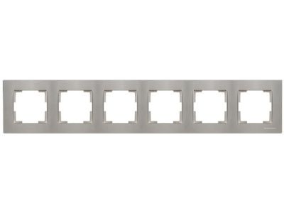 Рамка 6-ая горизонтальная титан, RITA, Mutlusan 22208001683