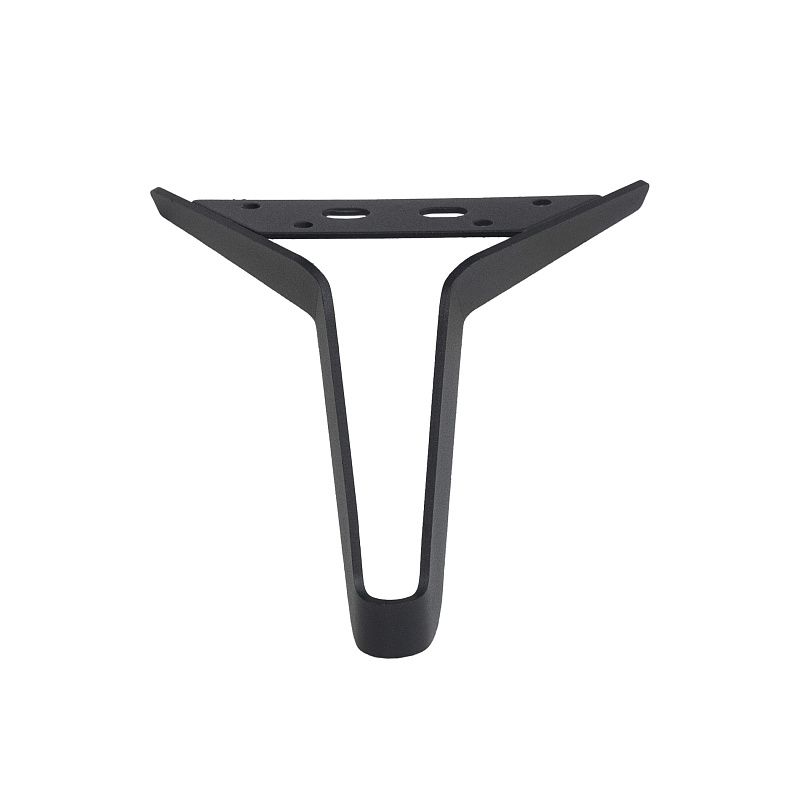 Опора мебельная мет. MIRAGE h150 угловая черный муар AKS 113015