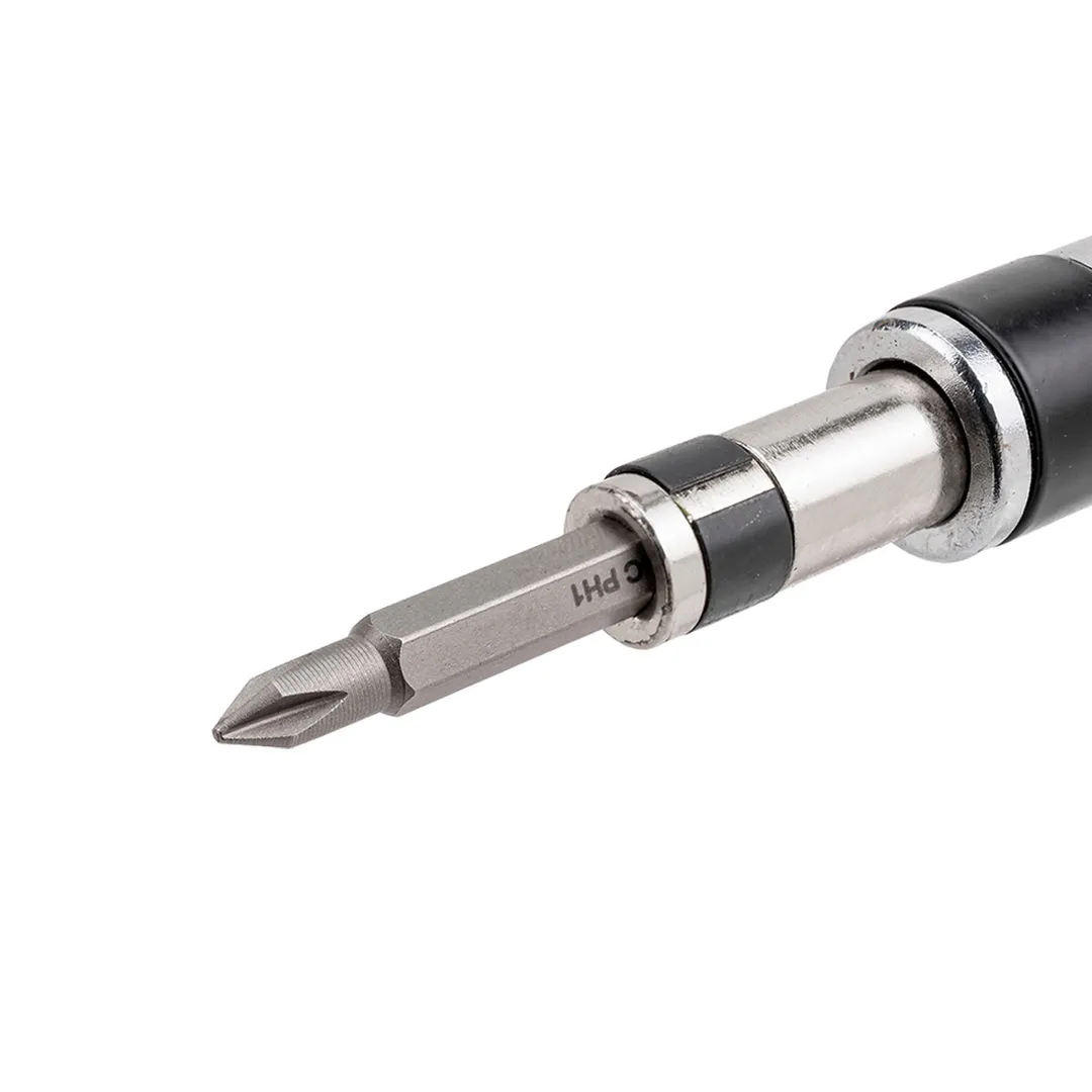 Ударно-поворотная отвертка с набором бит и экстракторами резьбы 7 пр JBC JBC-5064V