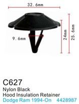 Клипса для крепления внутренней обшивки а/м Крайслер пластиковая, 100 шт Forsage C0627(Chrysler)