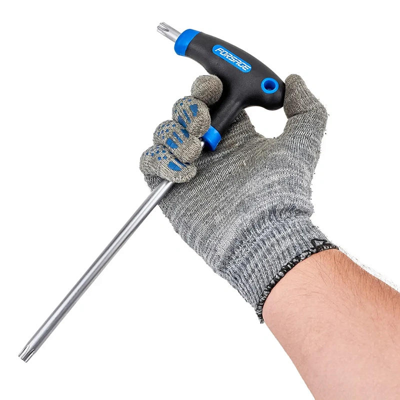 Набор ключей T-образных TORX TR (с отверстием) Т10-Т50 9 пр Forsage F-2097