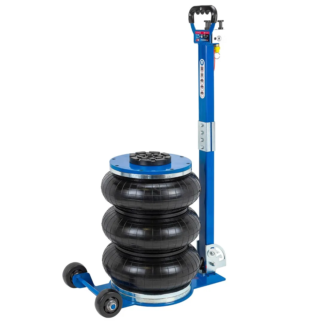 Домкрат подкатной пневматический 6 т, 150-400 мм, Ø-300 мм Forsage F-TRA1823