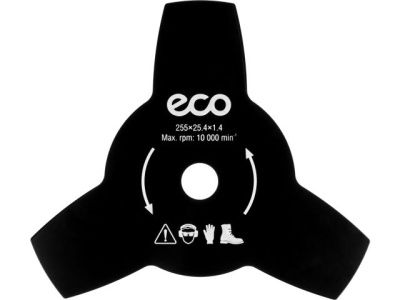 Нож для мотокосы 3 зуб. 255х1.4х25.4 мм ECO GTP-3T