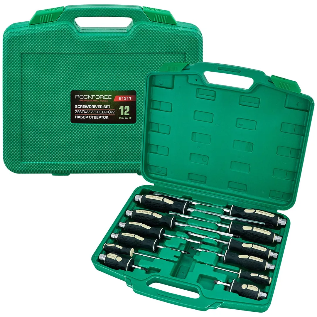 Набор ударных отверток 12 пр RockForce RF-21311