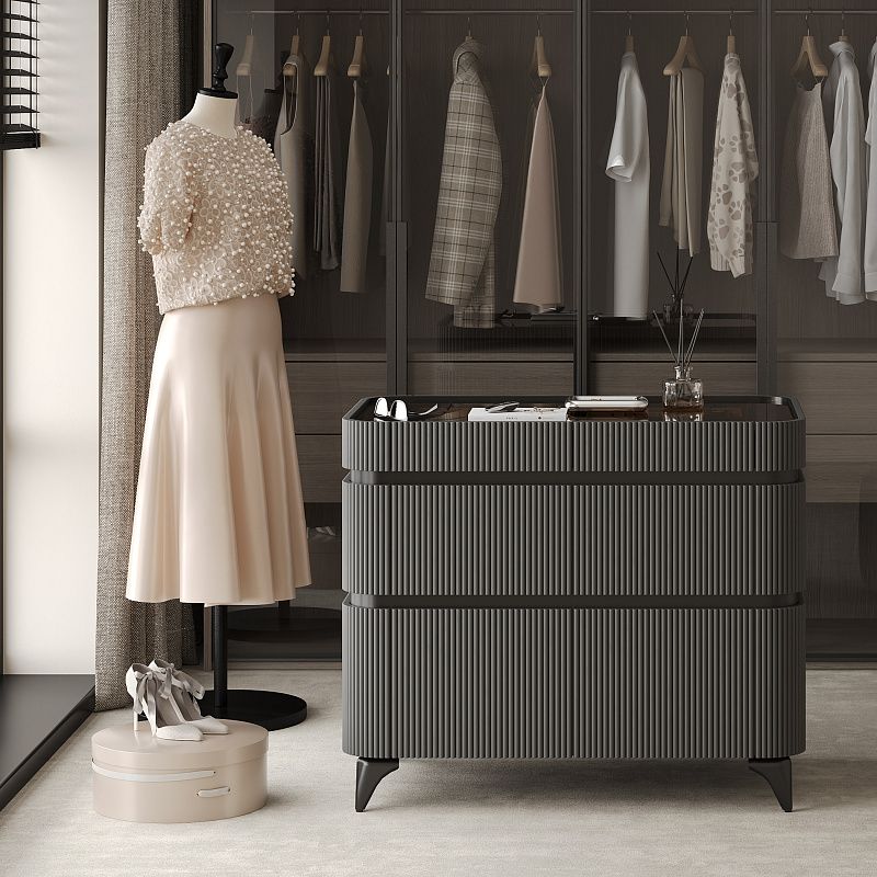 Опора мебельная мет. OLYMPIA h120 угловая черный хром AKS 112849