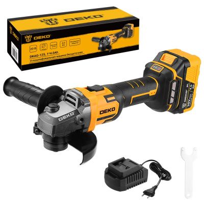Углошлифмашина аккумуляторная DKAG-125 DEKO 083-1063