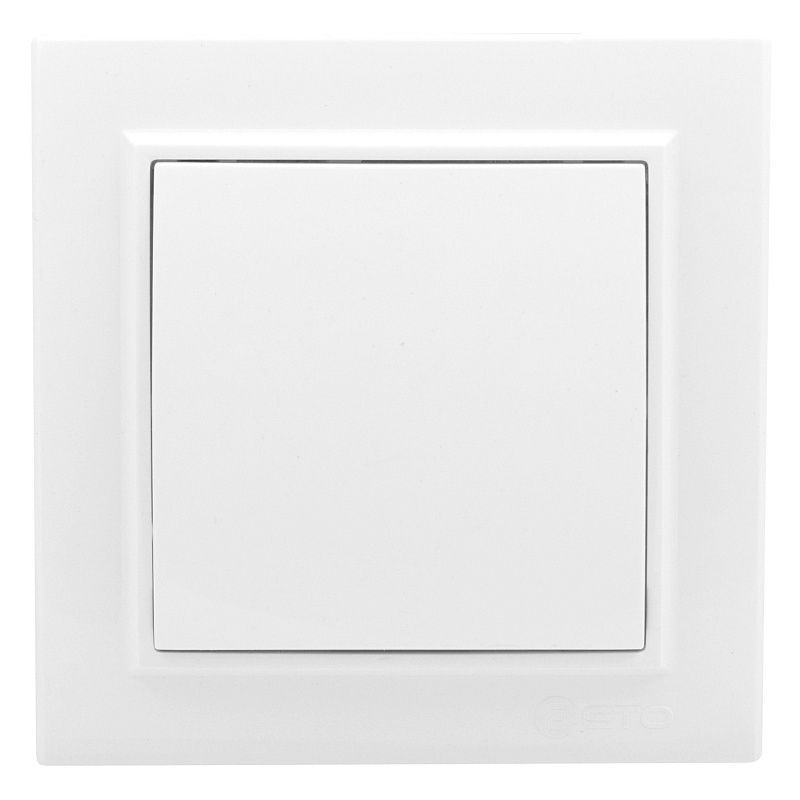 Минск Выключатель 1-клавишный СП проходной, 10А, белый EKF Basic ERV10-025-10