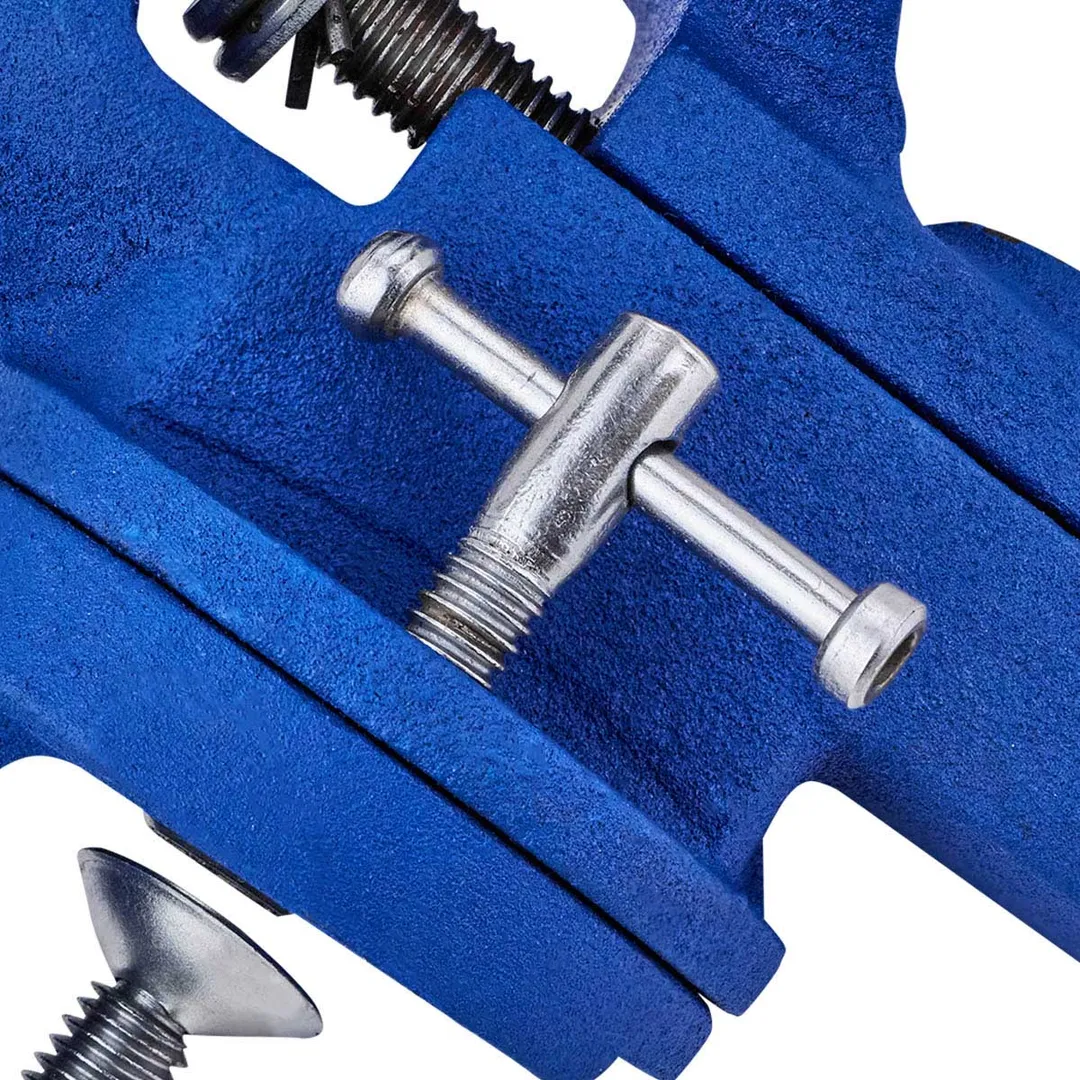 Тиски слесарные поворотные мини, ширина губ - 70 мм Scheppach Sch-329170