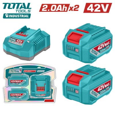 Аккумулятор (2) с зарядным устройством TOTAL TFBCPM20221
