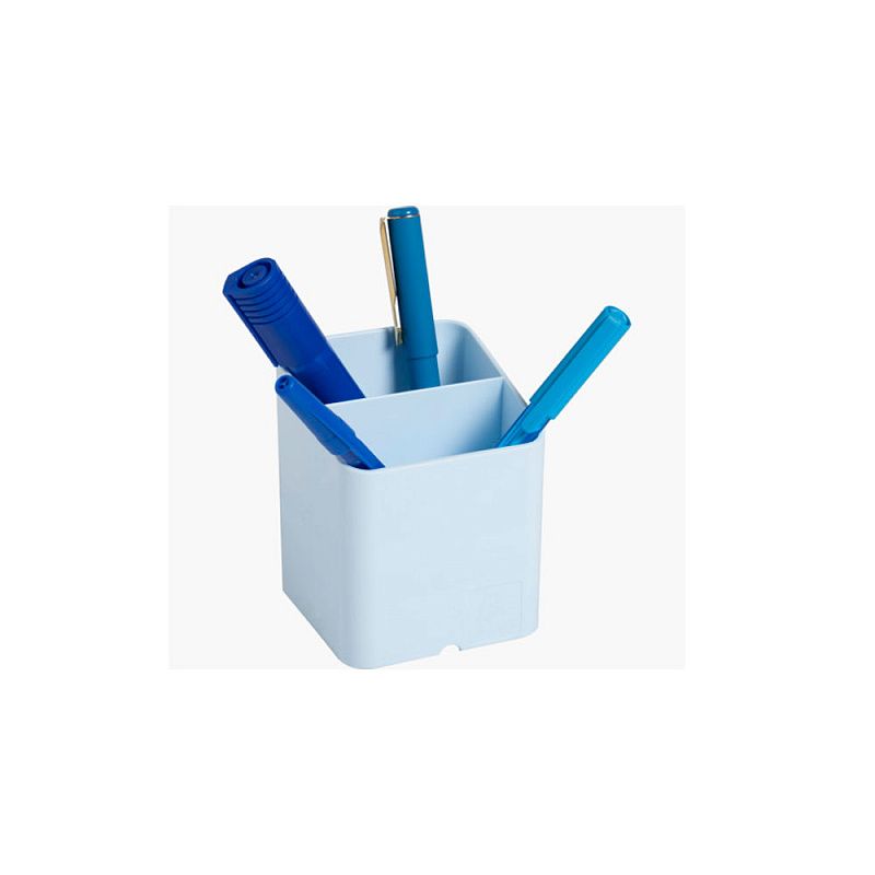 Подставка для канцелярских мелочей "Aquarel", голубая пастель