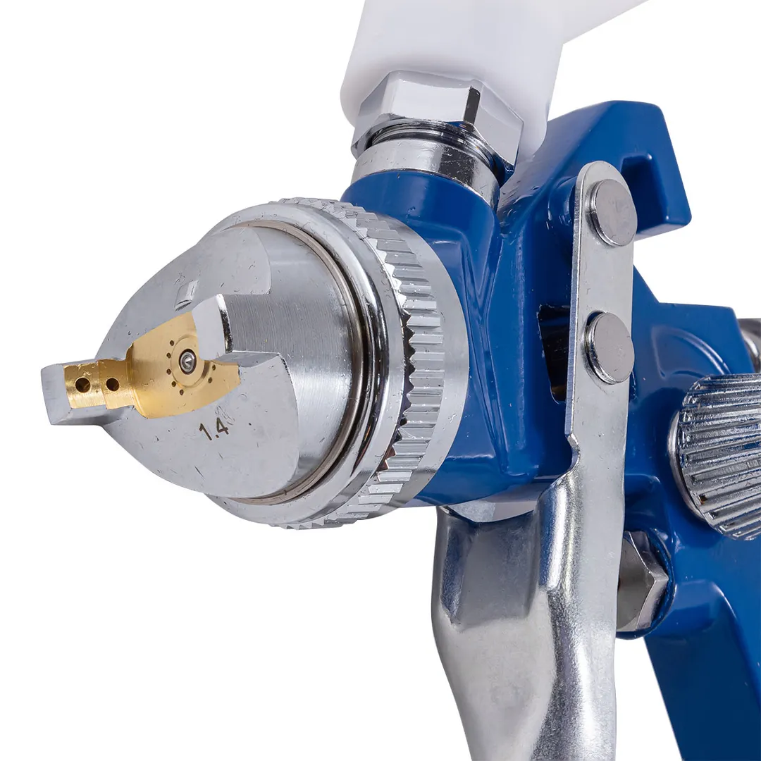 Краскораспылитель с верхним пластиковым бачком, 600 мл, 1.4 мм, 2.0-3.5Bar, 240-300л/мин Forsage F-H-827-2V