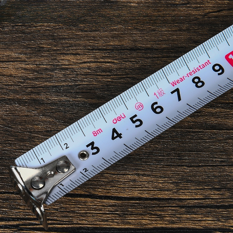 Рулетка Deli RS EDP5524, 8 м х 25 мм, нейлоновое покрытие