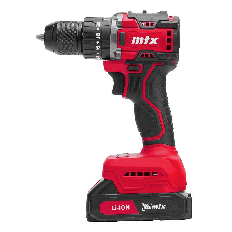Дрель-шуруповерт аккумуляторная ударная бесщет. CIDS-BL-20, Li-Ion, 20 В MTX 26188