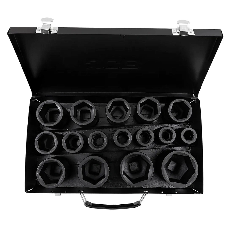 Набор ударных глубоких головок 17-50 мм 3/4'' 16 пр 6-гр JCB JCB-6162-5MPB