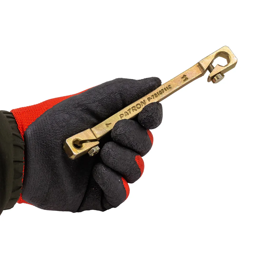 Ключ для тормозных трубок 7х11 мм PATRON P-7510711C