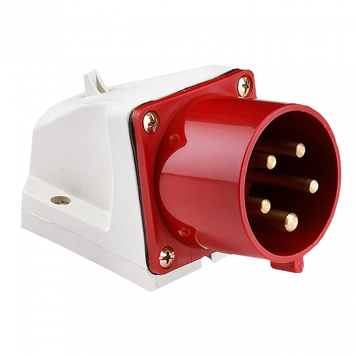 Вилка стационарная 515 3Р+РЕ+N 16А 380В IP44 EKF PROxima ps-515-16-380