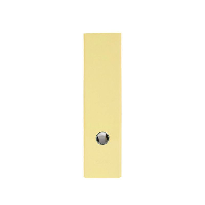 Папка-регистратор "Aquarel", А4, 80 мм, ламинированный картон, желтый