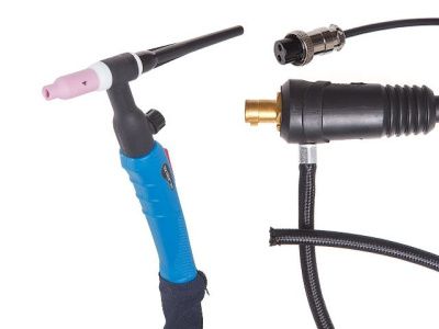 Горелка сварочная TIG, 4м, 250А, разъем 35-50, вентиль Solaris WGT-26V450