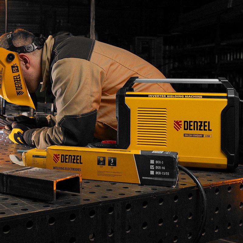 Аппарат инвертор. дуговой сварки DM-220 Standart, 220 А, ПВ 60% Denzel 94326