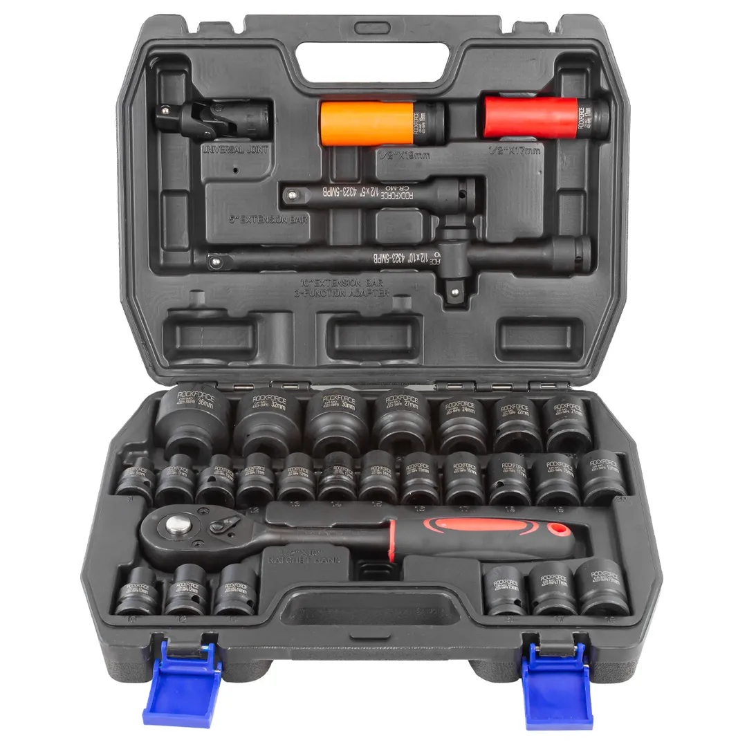 Набор инструментов ударных 32 пр 1/2'' 6-гр Cr-Mo RockForce RF-4323-5MPB