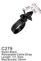 Клипса для крепления внутренней обшивки а/м Мазда/Мерседес/Митсубиси, пласт., 100 шт Forsage C0279(Mazda/Mersedes/Mitsubishi)