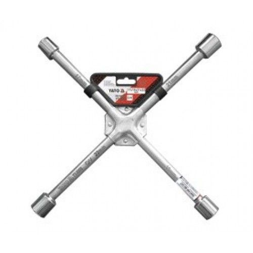 Ключ баллонный крестовой 17х19х21x22 мм CrV Yato YT-0800