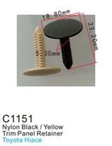 Клипса для крепления внутренней обшивки а/м Тойота пластиковая 100 шт Forsage F-C1151(Toyota)(13289бух)