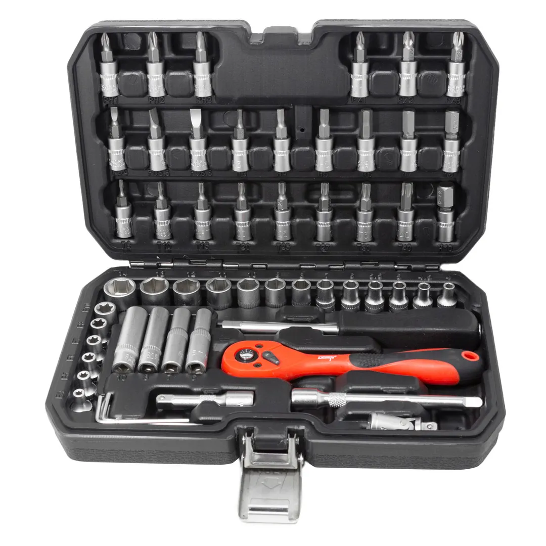 Набор инструментов 56 пр. 1/4'' 6-гр. DISEN DS-2571-5