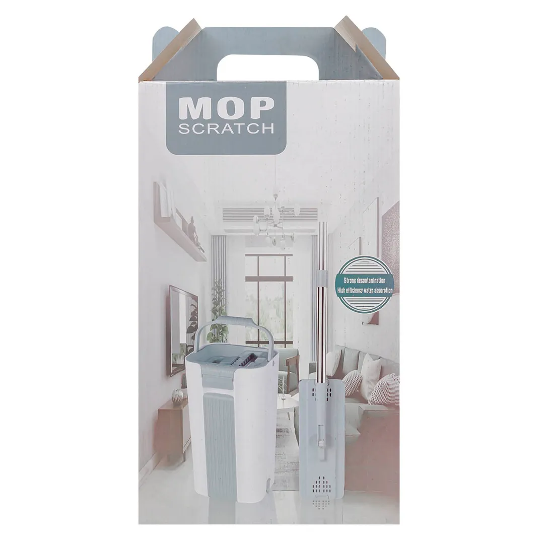 Швабра c телескопической ручкой в комплекте с ведром для отжима WMC TOOLS WMC-16