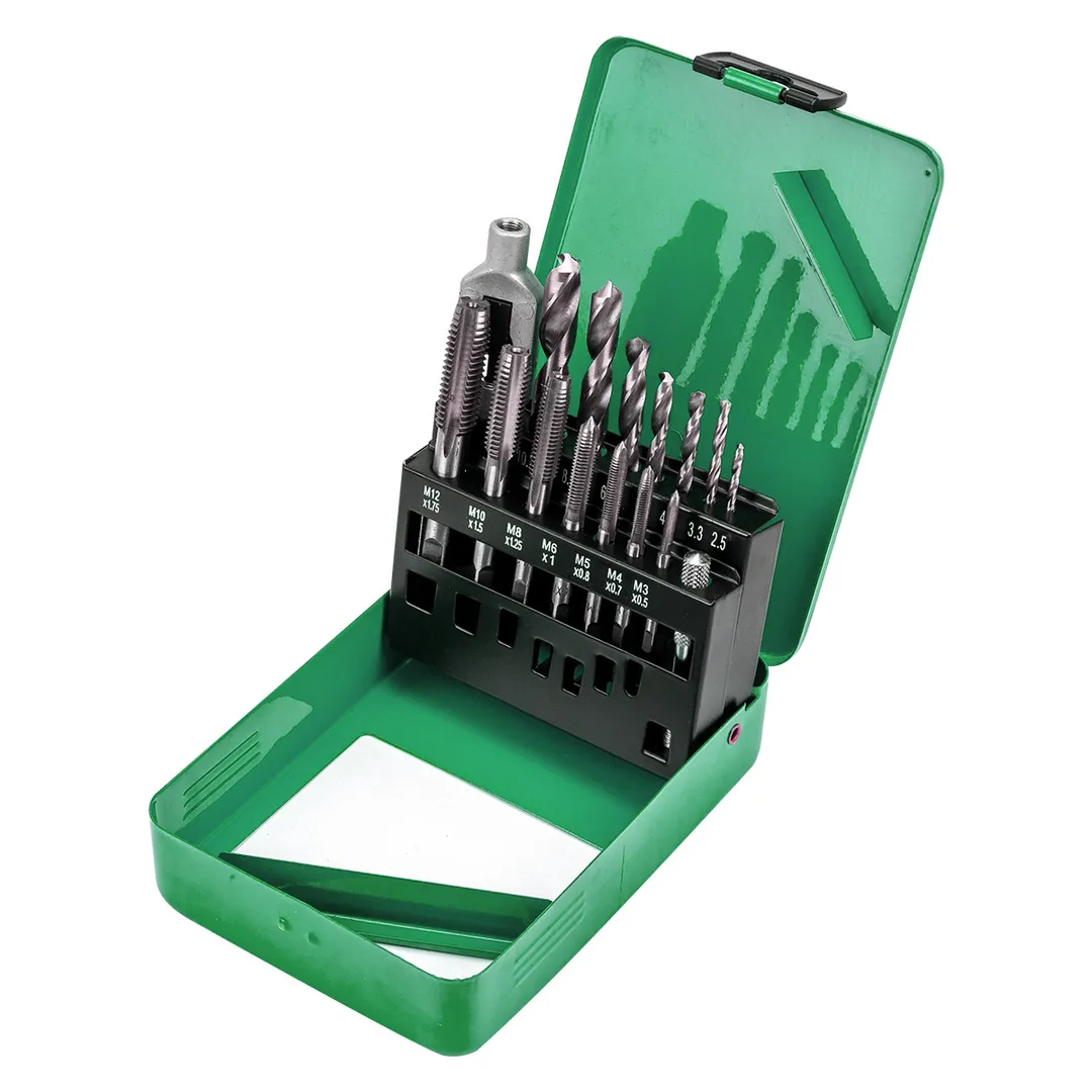 Набор сверл и метчиков 15 пр RockForce RF-2977