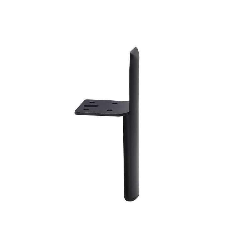 Опора мебельная мет. KLEO h130 для пуфов черный матовый AKS 112847