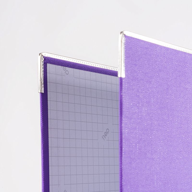 Папка-регистратор "Deli", А4, 75 мм, фиолетовый
