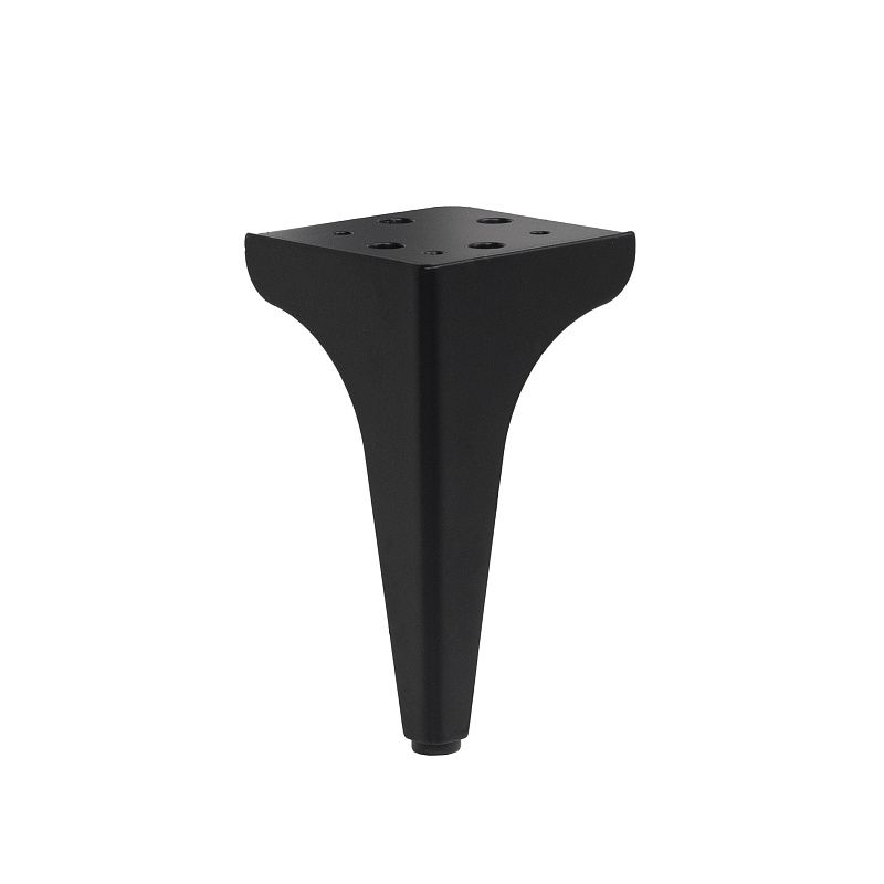 Опора мебельная мет. STELLAR h150 угловая черный матовый AKS 113008