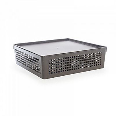 Корзинка с крышкой 310×310×90 7,3 л. «Traymix» Полимербыт 4346480
