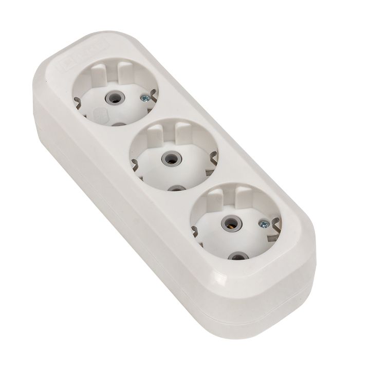 Колодка 3 гн, 16А 3,5кВт с/з Эксперт EKF PROxima AKB16-3