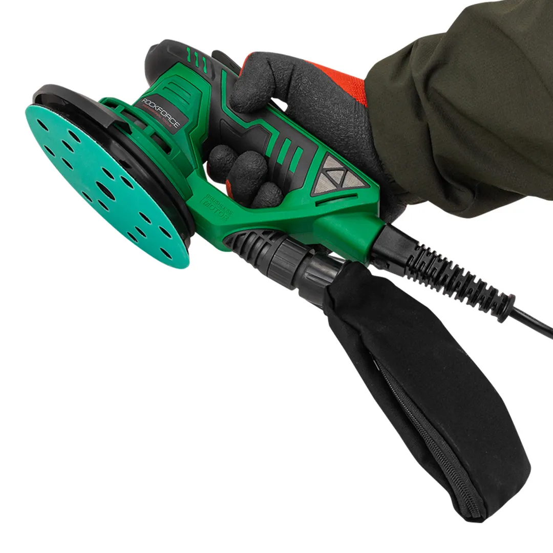 Машина шлифовальная орбитальная с бесщеточным двигателем 400Вт RockForce RF-S1A-DH34-125A