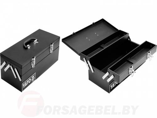 Ящик инструментальный алюминиевый 460х200х180 мм Yato YT-0884