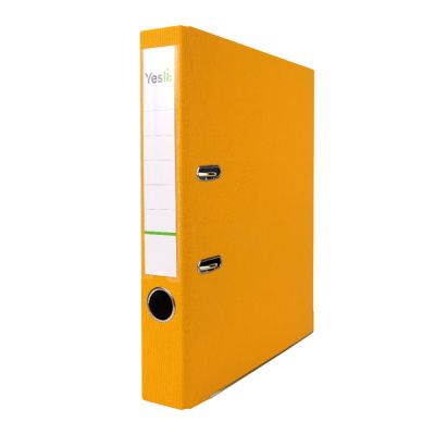 Папка-регистратор "Yesli:", А4, 50 мм, ПВХ, желтый