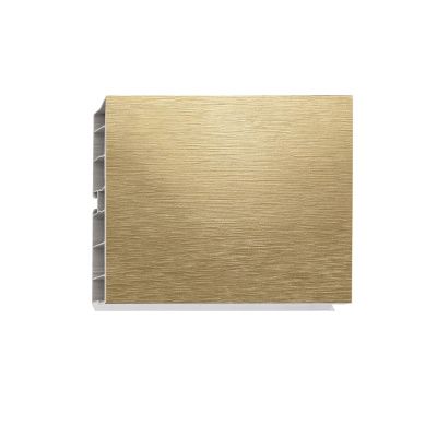 Цоколь мебельный ПВХ h100 золото поталь L3200мм, RU 115131