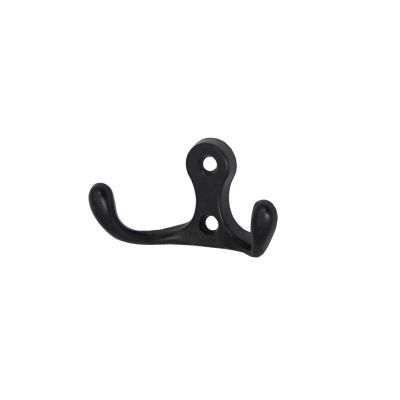 Крючок меб. двухрожковый мет. WP19 черный матовый GRIDLI 57289